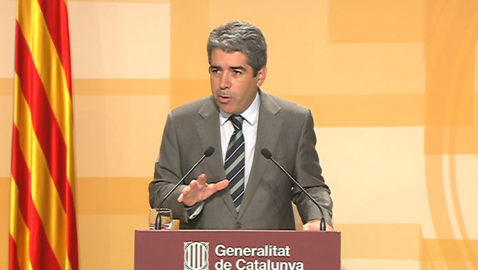 El portavoz del gobierno catalán, Francesc Homs.