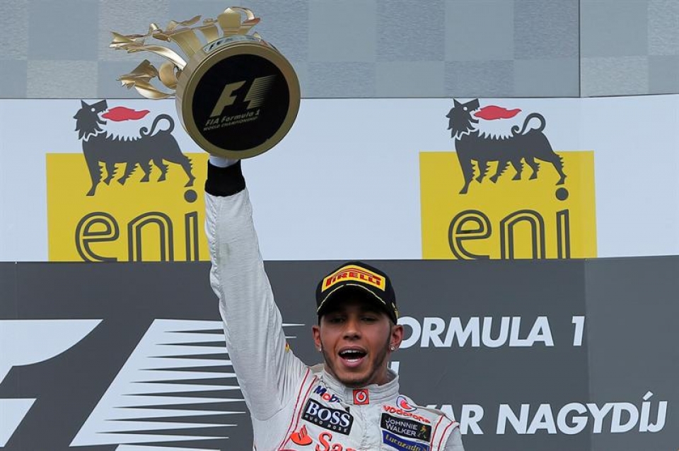 Lewis Hamiltonek Hungariako S.N. irabazi du. Argazkia: EFE