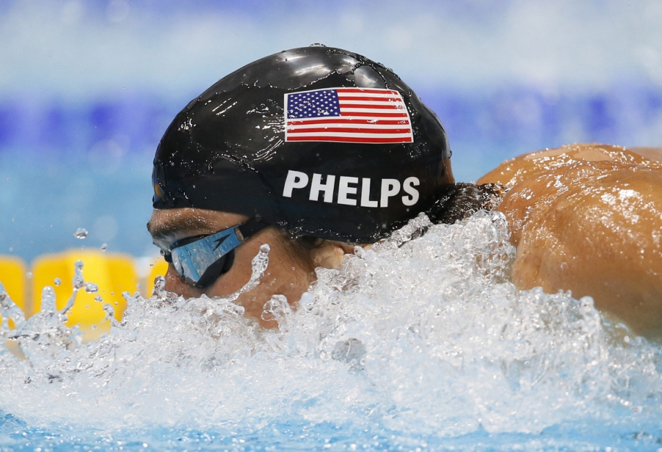 Michael Phelps es el atleta olímpico más condecorado de la historia. Foto: EFE