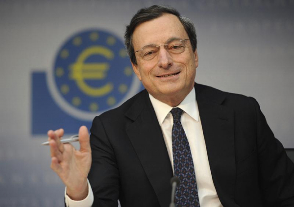 El presidente del Banco Central Europeo (BCE), Mario Draghi. EFE