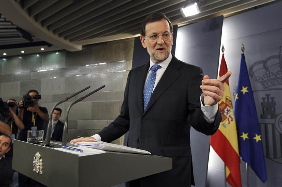 Mariano Rajoy Gobernuko presidentea. EFE