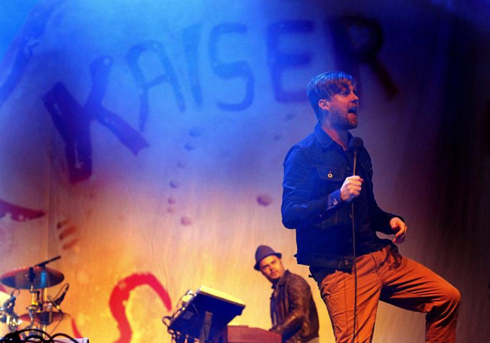 Kaiser Chiefsen kontzertua Arenal Sound jaialdian. Argazkia: EFE