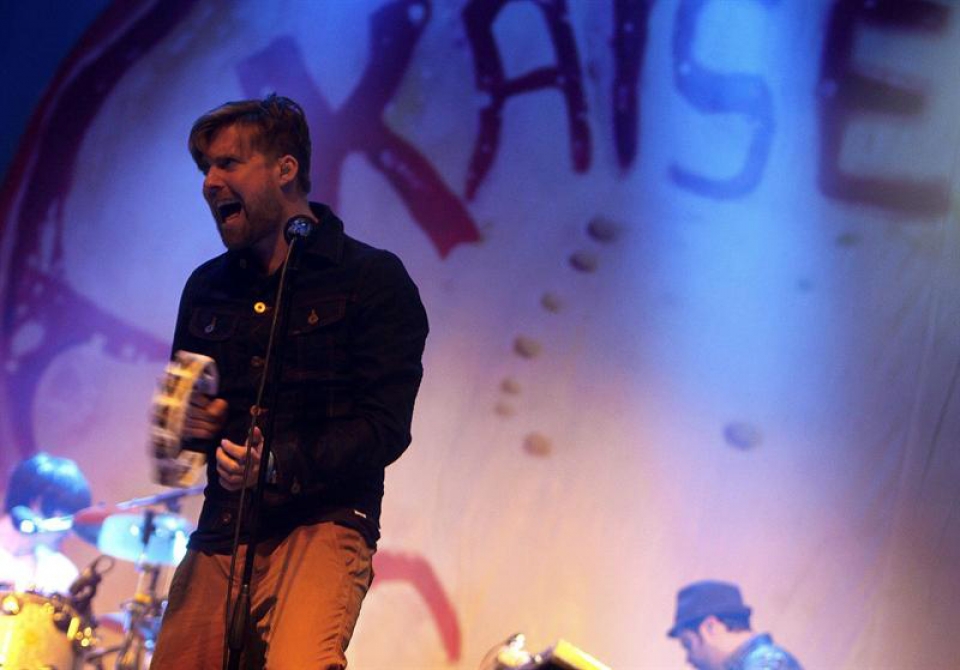 Kaiser Chiefsen kontzertua Arenal Sound jaialdian. Argazkia: EFE
