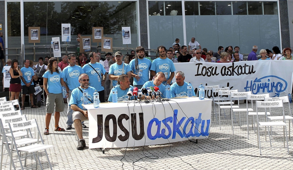 Protesta, Donostiako Ospitale atarian.