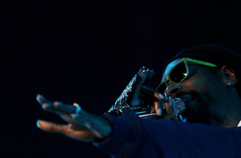 Snoop Dogg rap-abeslaria Poloniako Coke Live Music jaialdian. Argazkia: EFE