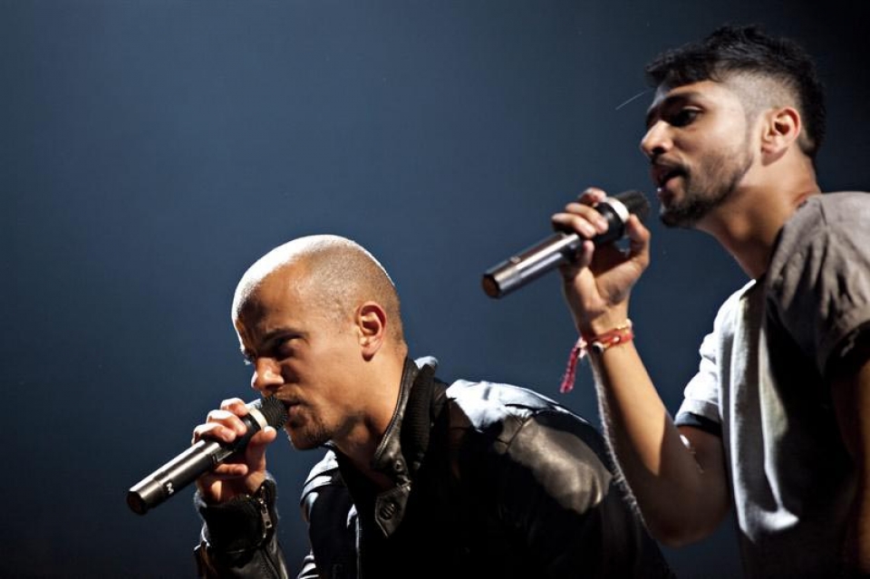 Karpe Diem rap-bikotearen kontzertua Norvegian. Argazkia: EFE