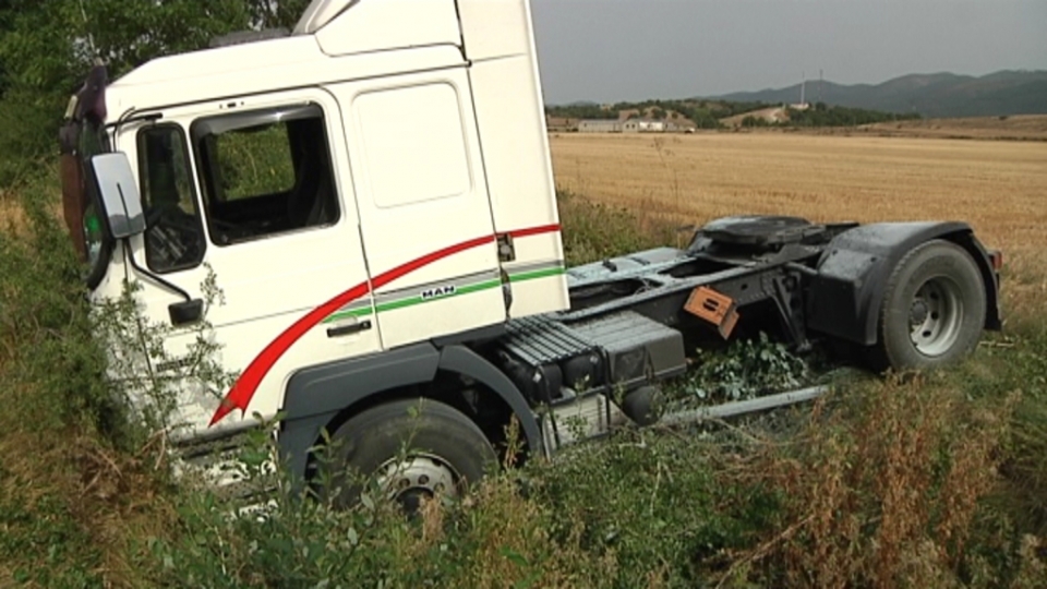 Fallece un camionero en un accidente en San Millán.