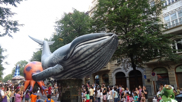 El desfile de la ballena de 2012. Foto: eitb.com