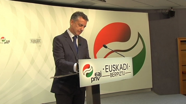 Iñigo Urkullu EAJren presidente eta lehendakarigaia.