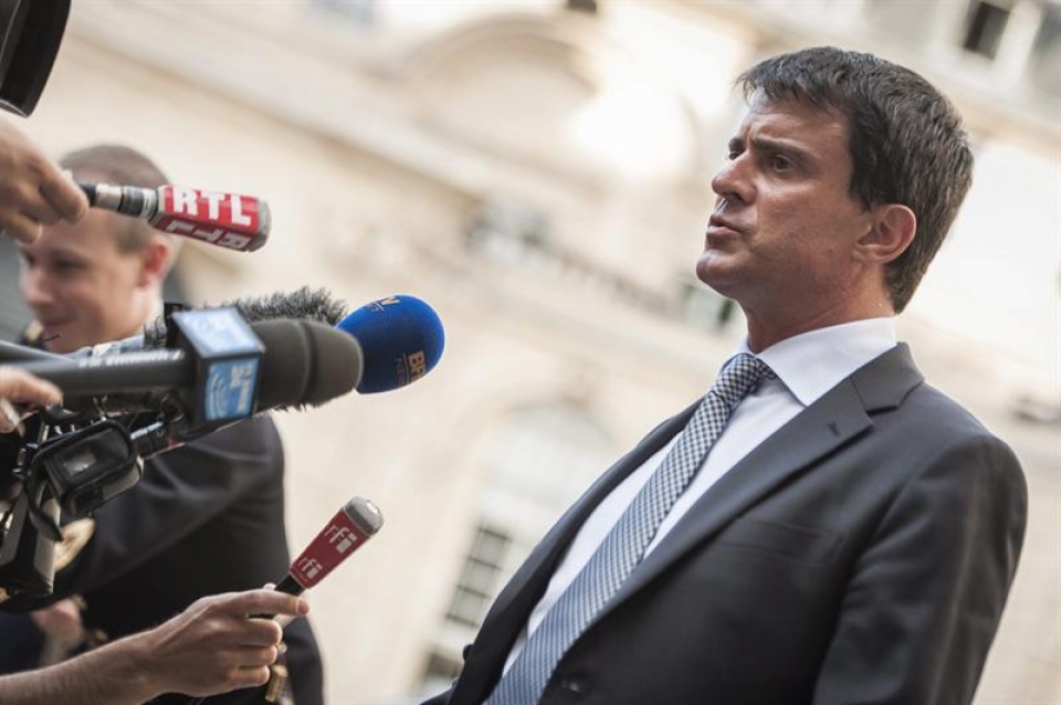 Manuel Valls Frantziako lehen ministroa. EFE
