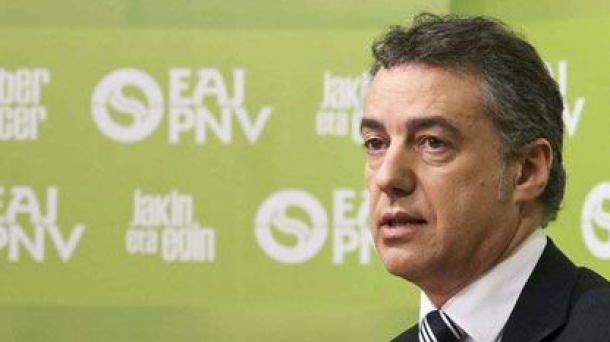 El candidato del PNV Iñigo Urkullu. Foto: Efe