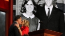 Mitt y Ann al final el discurso. Foto: EFE title=