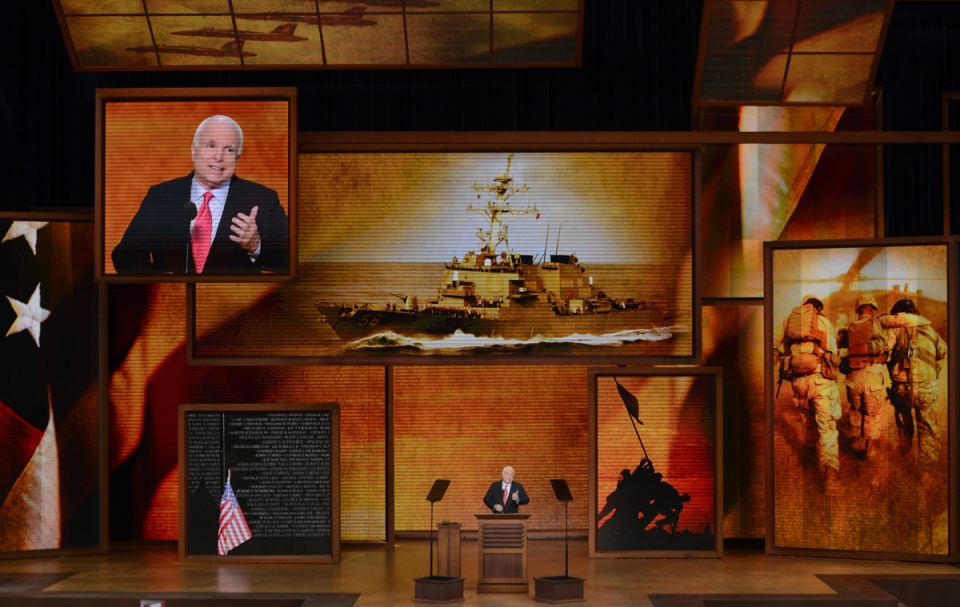 Discurso de John McCain. Foto: EFE