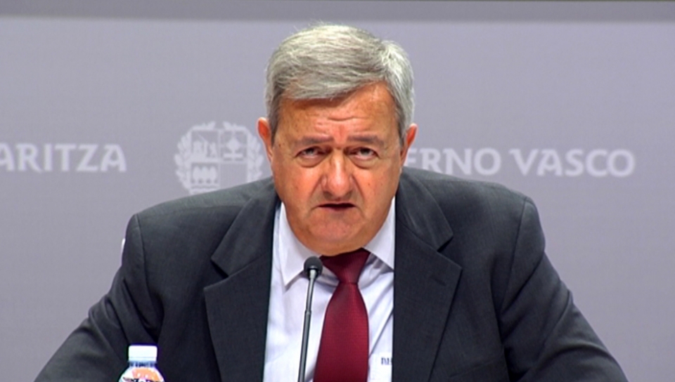 El consejero de Economía del Gobierno Vasco, Carlos Aguirre. EFE