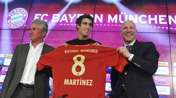 Javi Martinezen aurkezpena Bayern Munichekin. EFE