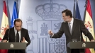 Rajoy recibe a Hollande en La Moncloa