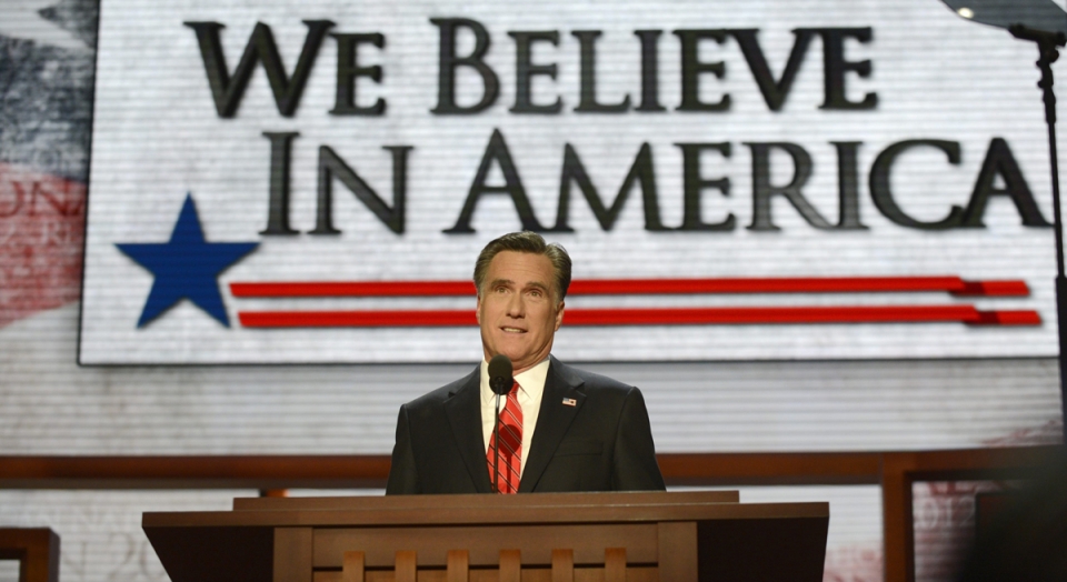 El candidato republicano a presidente de EE. UU., Mitt Romney.