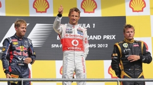 Jenson Button, nagusi Belgikako Sari Nagusian. Argazkia: EFE