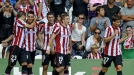 Athletic, lehen gola ospatzen. Argazkia: EFE title=