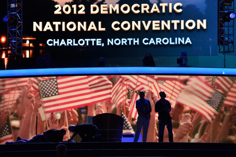 En la  Convención Demócrata nombraran a Barack Obama candidato oficial a la reelección. Foto: EFE