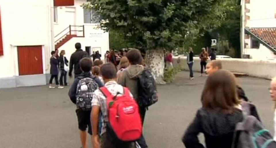 Los paros afectarán a la entrada de los niños a las escuelas. Foto: EITB.