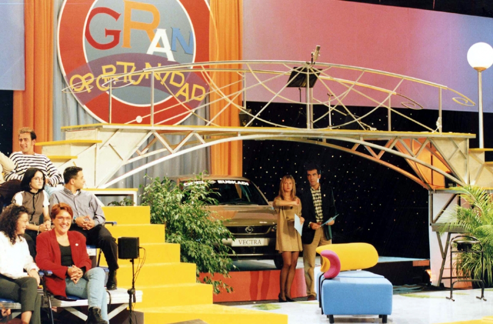 'La gran oportunidad', Anne Igartiburu y Patxi Alonso, 1995.