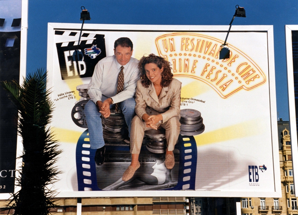 'La noche de...' eta 'Zine oro'; Félix Linares eta Edurne Ormazabal.