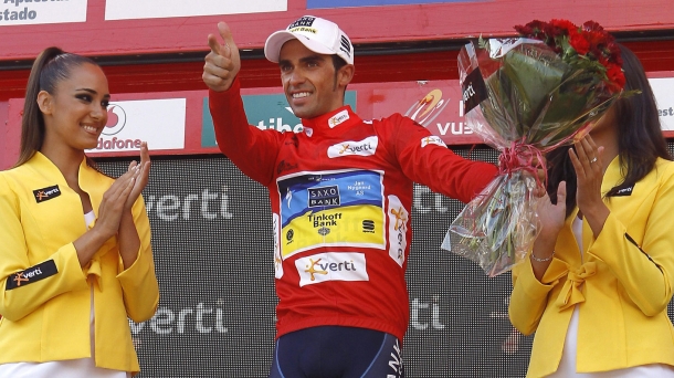 Recital de Alberto Contador en Fuente Dé