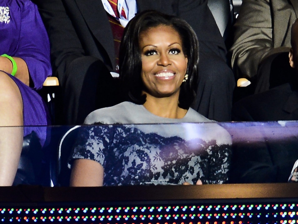 Michelle Obama arretaren erdigunea izan da berriro. Argazkia: EFE