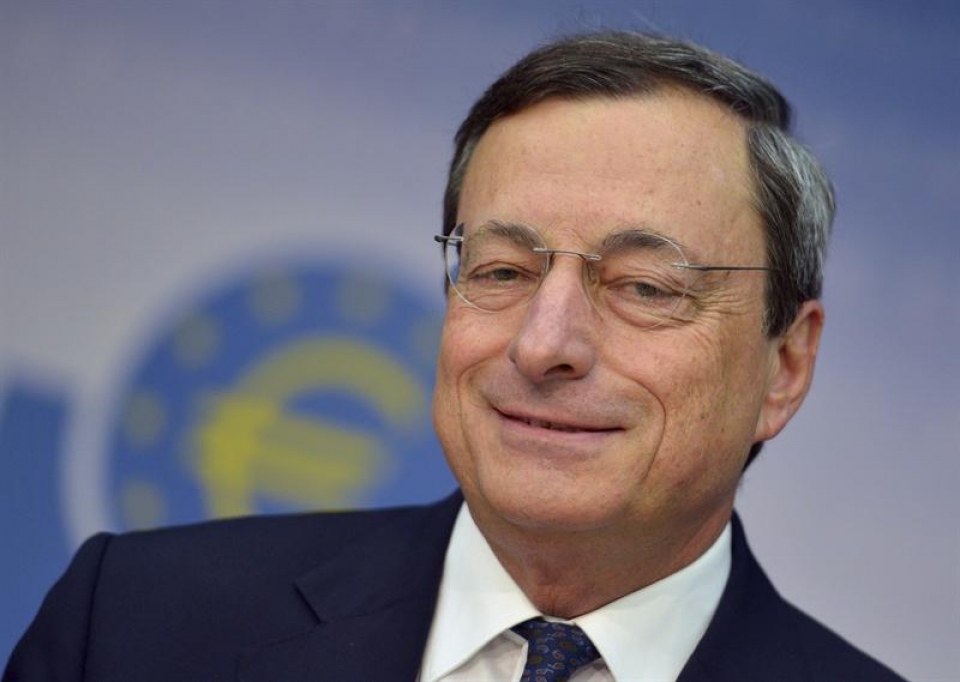 Mario Draghi, presidente del Banco Central Europeo.