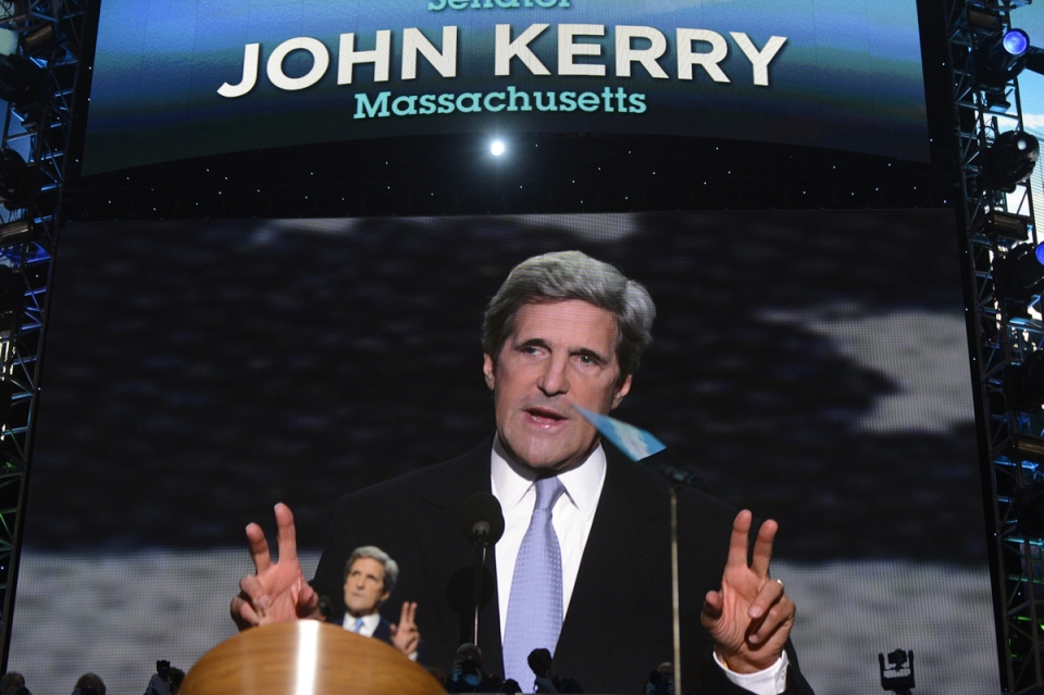 Batzarrean parte hartu zuen ere John Kerryk. Argazkia: EFE