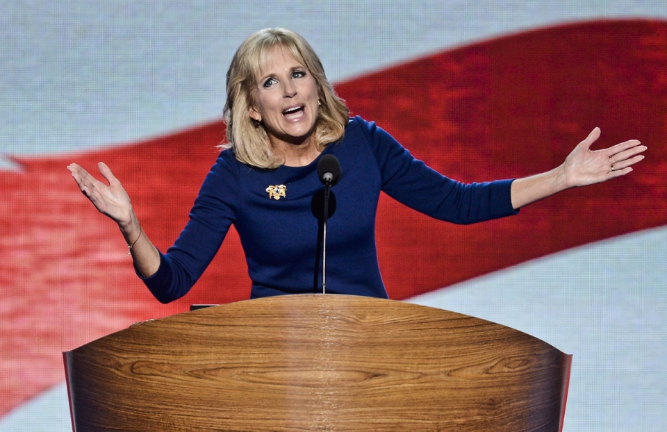 Jill Biden, Joe Biden presidenteordearen emaztea. Argazkia: EFE