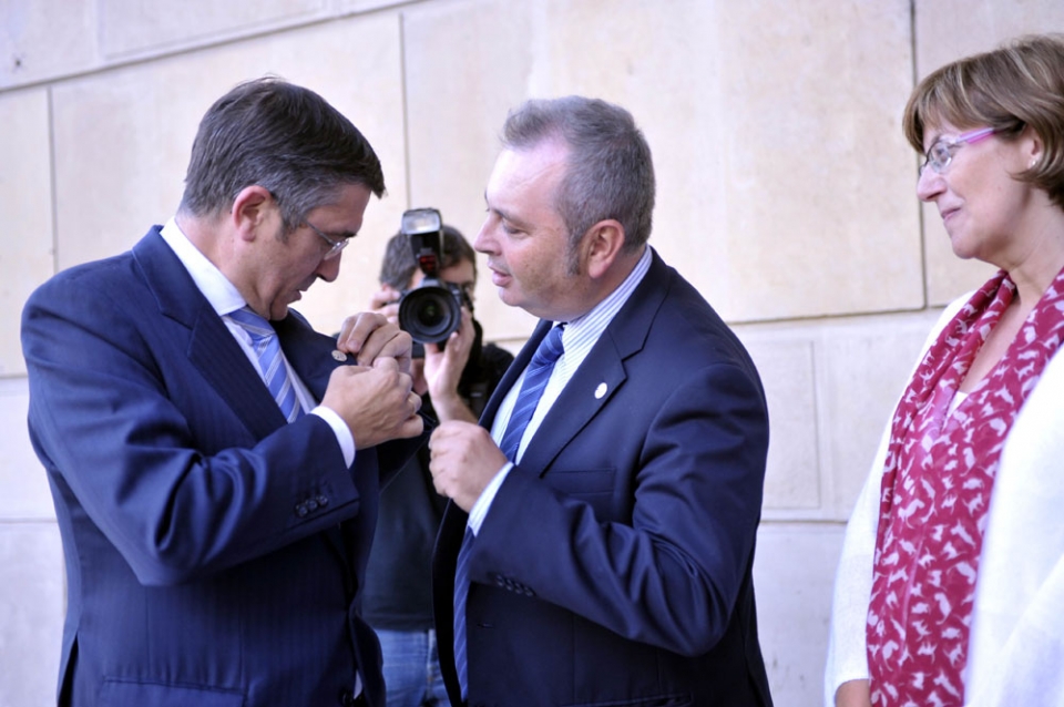 Patxi Lopez, Alberto Surio eta Blanca Urgell. Argazkia: EITB