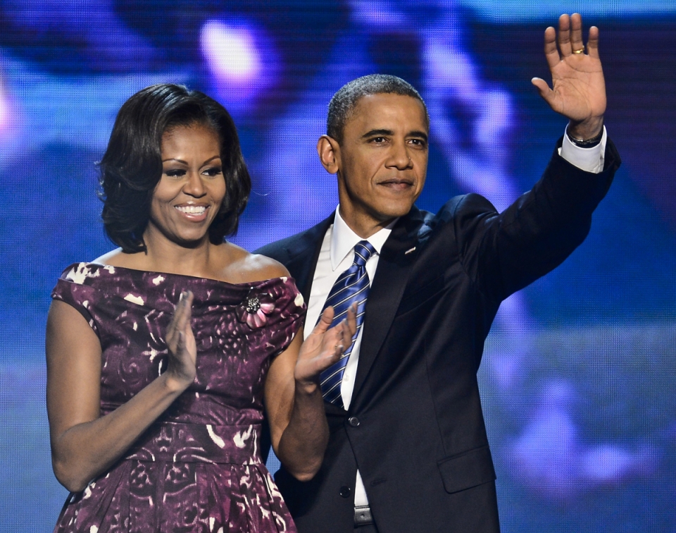 Barack Obama eta emaztea, Michelle. Argazkia: EFE