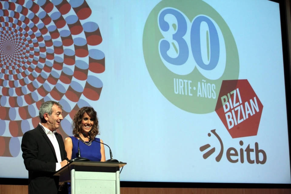 Ilaski Serrano eta Carlos Sobera.