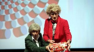 Anjel Alkain eta Iñake Irastorza.