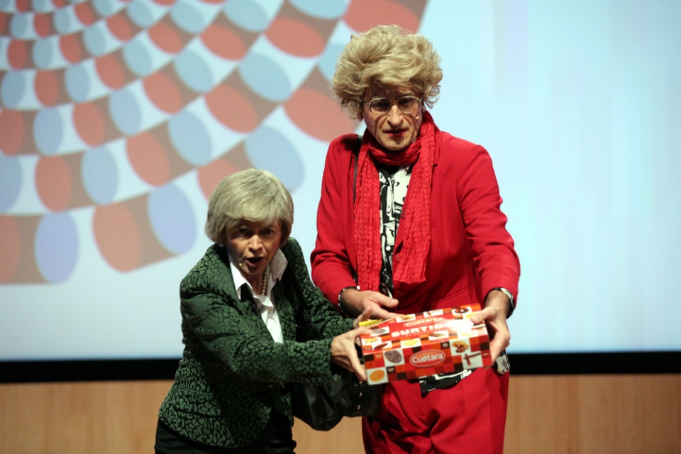 Anjel Alkain eta Iñake Irastorza.