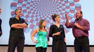 Juanma Lopez Iturriaga, Yolanda Alzola, Iñaki Perurena eta Itziar Ituño.