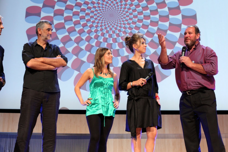 Juanma Lopez Iturriaga, Yolanda Alzola, Iñaki Perurena eta Itziar Ituño.