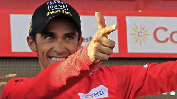 Alberto Contador presta dago 2013ko Frantziako Tourra lehiatzeko. Efe.