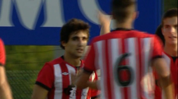 Bilbao Athleticek Real B 1-0  hartu du mendean, euskal derbian