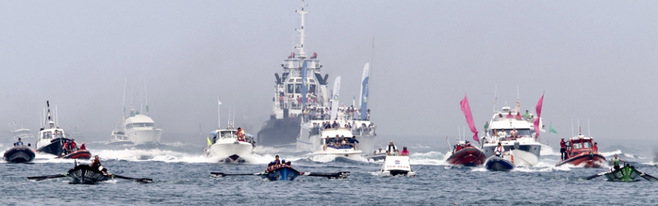 Kaiku, Bermeo y Hondarribia. Foto: EFE