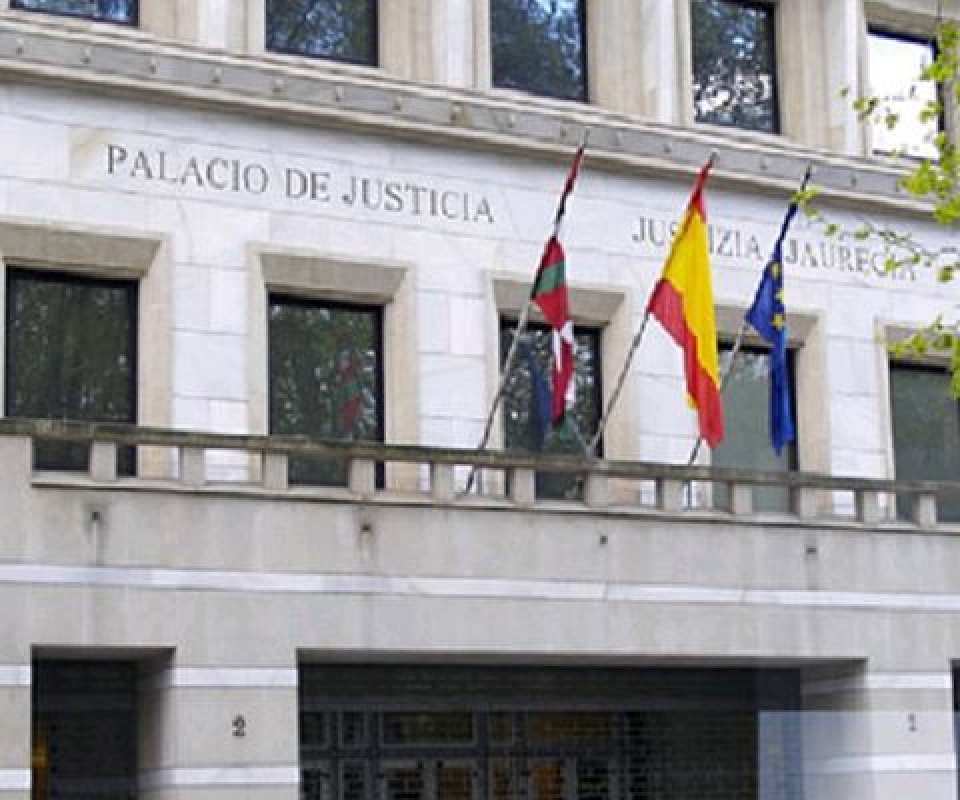 Sede del Tribunal Superior de Justicia del País Vasco. Foto de archivo: EiTB