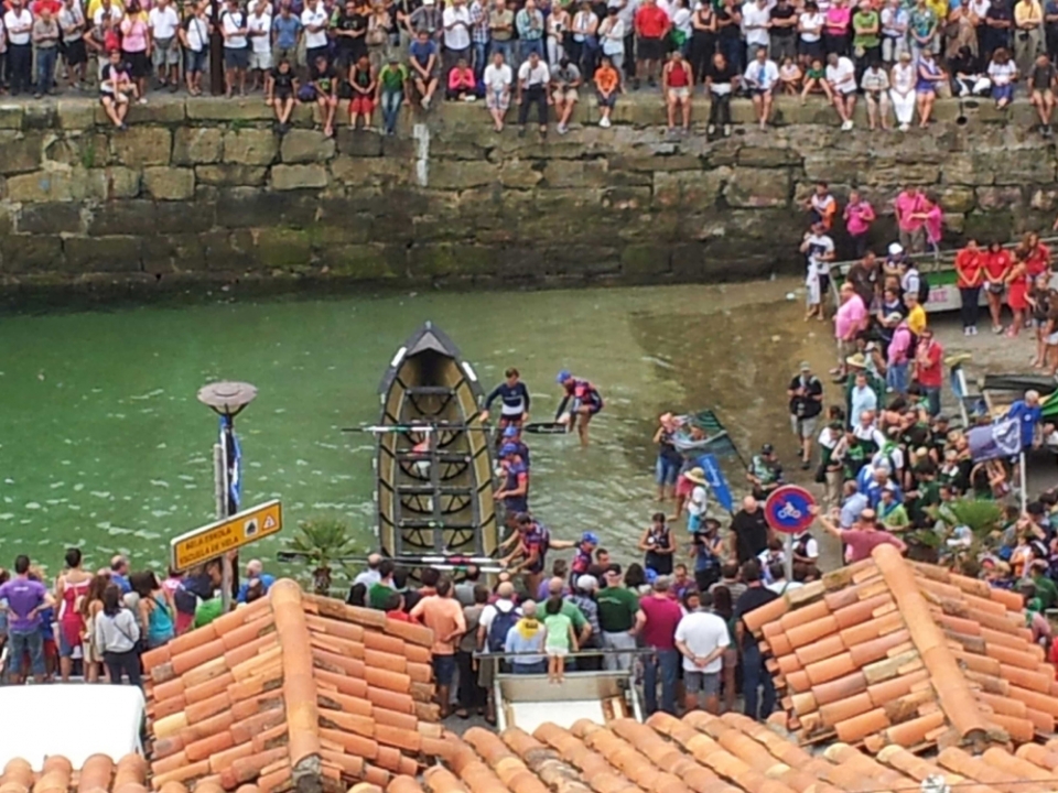 Bandera de la Concha. Foto: EFE