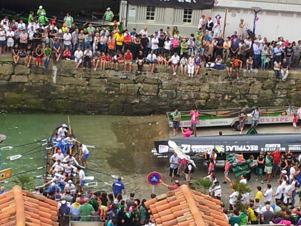 Bandera de la Concha. Foto: EFE