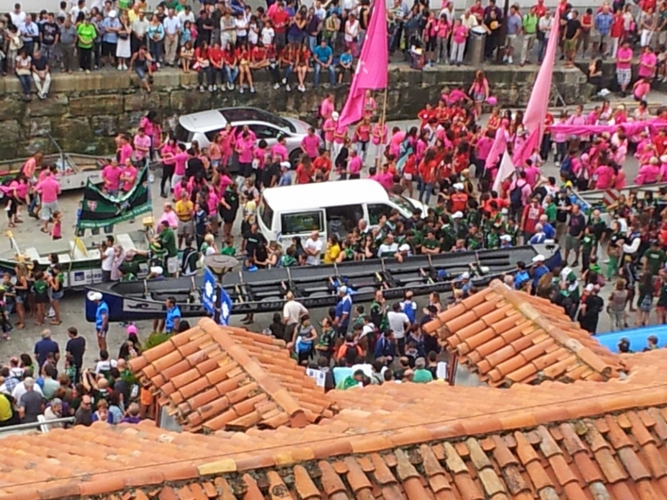 Bandera de la Concha. Foto: EFE