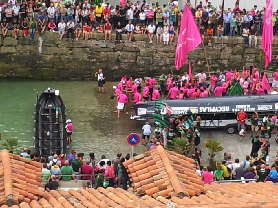 Bandera de la Concha. Foto: EFE