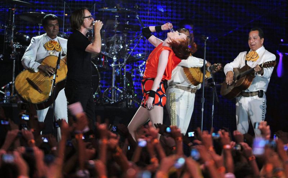 Garbage taldearen kontzertua Monterreyn, Mexikon. Argazkia: EFE