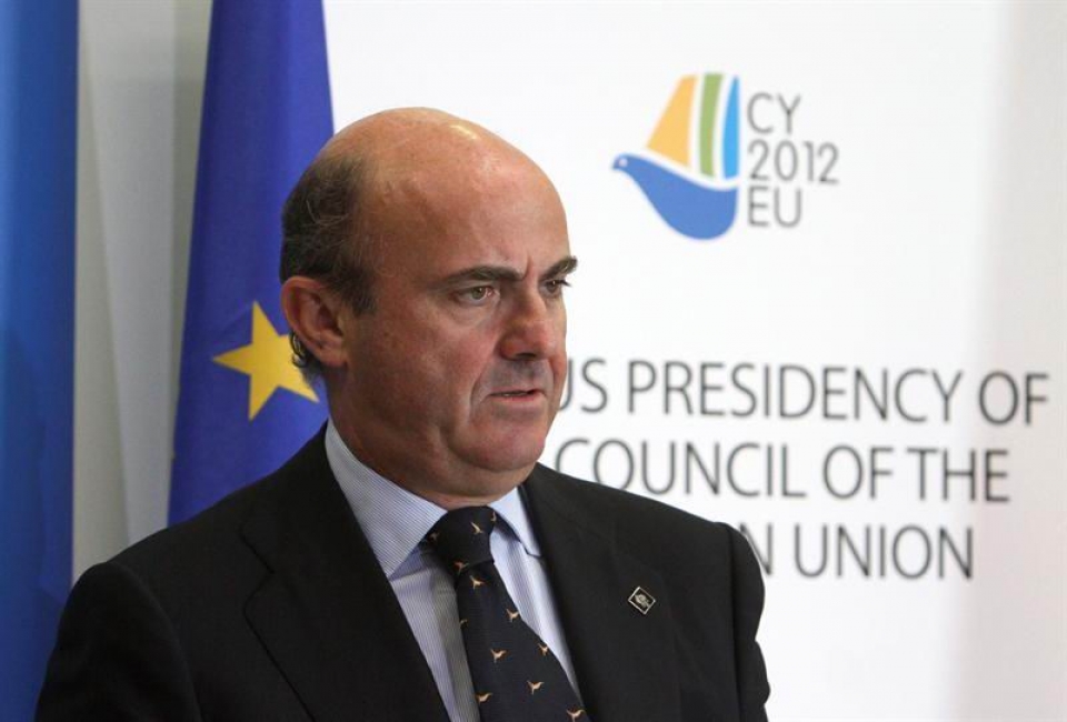Luis de Guindos Ekonomia ministroa. EFE