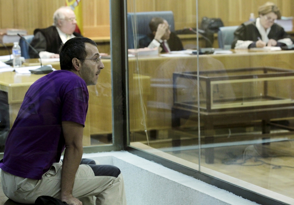 El miembro de ETA Jorge García Sertutxa, durante el juicio.